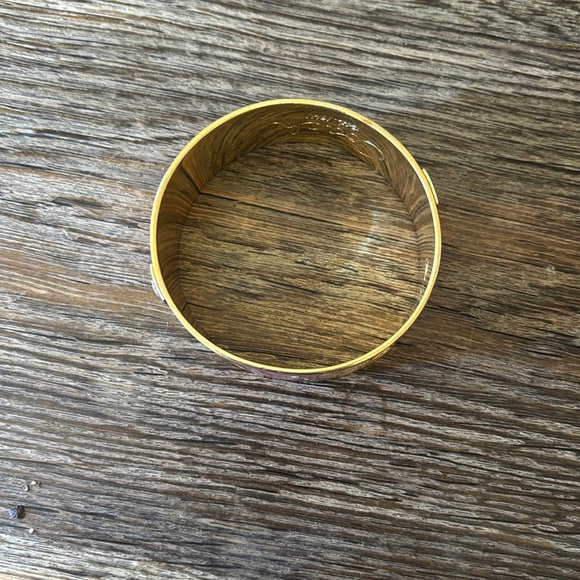 Coach pink/ gold bangle - Picture 2 of 2
